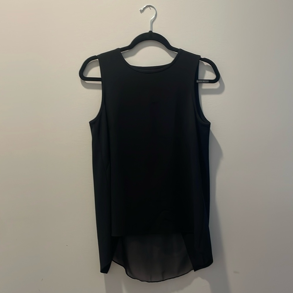 Rag & Bone Black Tulip Back Tank Top size small
